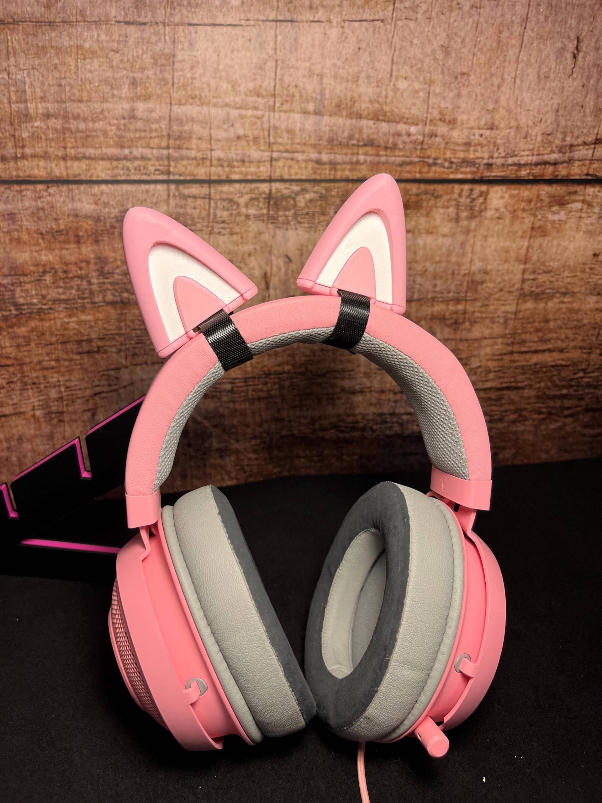 Headsetohren - Ein Paar Katzenohren Für Headsets Verschiedene Farben Universal von VB3DStore