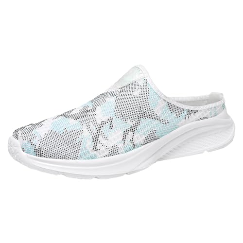 Damen Herren Clogs Pantolette Schlupfschuhe Sommermode Farbblock Sandalen Atmungsaktive Casual Damen Hausschuhe Für Outdoor Tragen Schuhe Sommer Sneaker Walking Schlupfschuhe (36) von VBEDKDEB