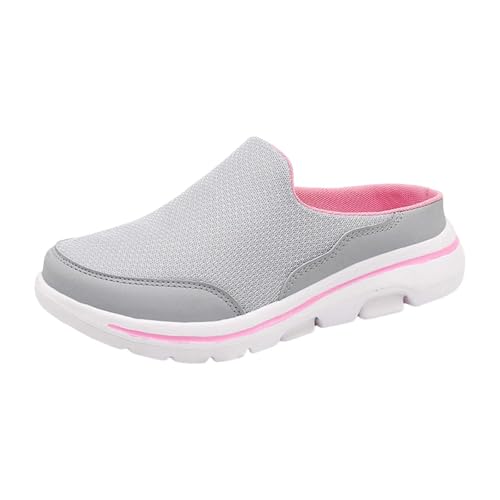 Freizeitschuhe Herren Slipper Bequeme und atmungsaktive Slip Freizeitschuhe aus Mesh mit Flacher Sohle und ohne Absatz für Männer Frauen Herren Sportschuhe (42) von VBEDKDEB