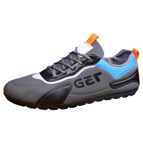 Freizeitschuhe Herren Slipper Frühling männer Schuhe Modische Casual Turnschuhe männer Slip Auf Laufende Turnschuhe Für Elevate Shoes Herren (Grey, 40) von VBEDKDEB