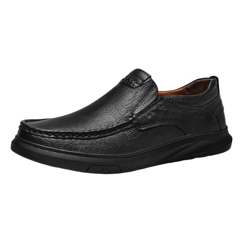 Freizeitschuhe Herren Slipper Herren Freizeitschuhe Sneakers Fashion Design Sportschuhe Slip Bequeme Slipper Weiße Sneaker (42) von VBEDKDEB