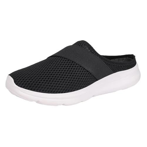 Freizeitschuhe Herren Slipper Modische Damenschuhe, atmungsaktive Slip Mesh Outdoor Freizeit Casual Sneakers Running Shoes Men (41) von VBEDKDEB