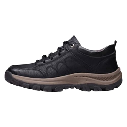 Freizeitschuhe Herren Slipper Modische und vielseitige Herrenschuhe mit weicher Sohle, klassischer Schnürschuh für den Außenbereich, niedriges Oberteil, Freizeitschuhe Elevate Shoes Herren (40) von VBEDKDEB