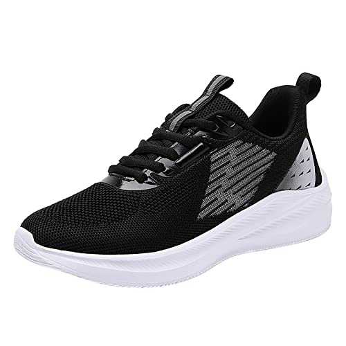 Sneaker Damen Sportschuhe Laufschuhe Turnschuhe Freizeit Damen Schnürschuhe Reise Weiche Sohle Bequeme Schuhe Outdoor Mesh Runing Mode Sport Atmungsaktive Trekking Schuhe Damen (39) von VBEDKDEB