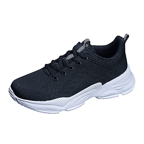 Sneaker Damen Sportschuhe Turnschuhe Laufschuhe Freizeit Damen Schnürschuhe Reise Weiche Sohle Bequeme Schuhe Outdoor Mesh Runing Mode Sport Atmungsaktive Damenschuhe Sneaker (37) von VBEDKDEB