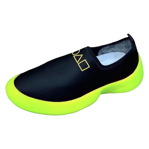 Sneaker Damen Turnschuhe Laufschuhe Freizeitschuhe Frühling Neue Europa Und Die Vereinigten Staaten Außenhandel Frauen Schuhe Flache Einzelne Weibliche Segeltuchschuhe Casual Leinenschuhe (Green, 42) von VBEDKDEB
