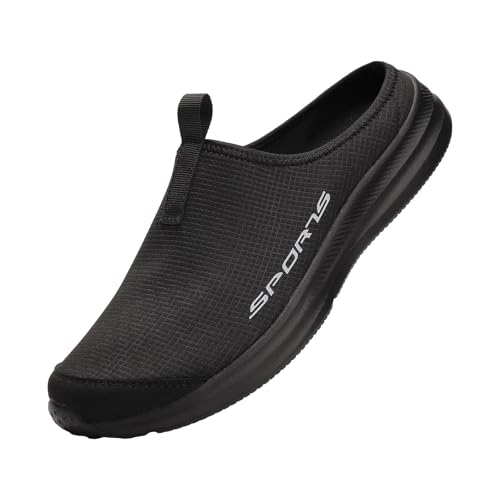 Sneakers Herren Laufschuhe Sportschuhe Slip Pantoletten Clogs für Damen Herren Leichte Schuhe mit offener Rückseite Wanderschuhe Atmungsaktive Hausschuhe Geschlossene Zehensandalen Mens Trainers (42) von VBEDKDEB