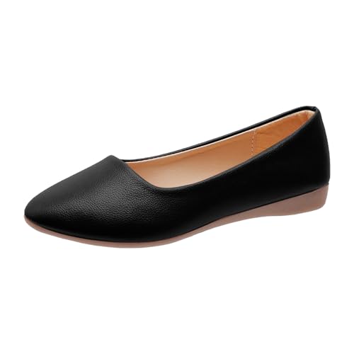 VBEDKDEB Ballerina Schuhe Damen Bequeme Flache Ballerinas Damen Keilsandalen, Bequeme Slipper, Wanderschuhe mit niedrigem Keilabsatz Ballerina Mit Absatz (42) von VBEDKDEB