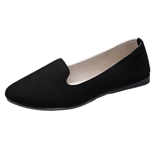 VBEDKDEB Ballerina Schuhe Damen Bequeme Flache Ballerinas Runde Zehenpartie Elegante, Bequeme Slip-On, Business-Casual-Büroschuhe Sling Ballerinas Damen Elegante (42) von VBEDKDEB