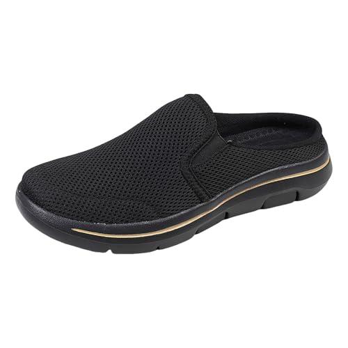 VBEDKDEB Damen Herren Clogs Bequeme Hausschuhe 2025 Sommer Mesh Atmungsaktive Strand Schuhe Sneaker Slip on Pantoletten Leicht Gartenschuhe rutschfest Gesundheitsschuhe (43) von VBEDKDEB