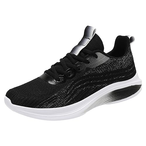 VBEDKDEB Freizeitschuhe Herren Slipper Herren Freizeitschuhe, Muster, farblich passender Paar Stil, leicht rutschfest, Schnür Mesh, bequem lässig Sneaker (41) von VBEDKDEB