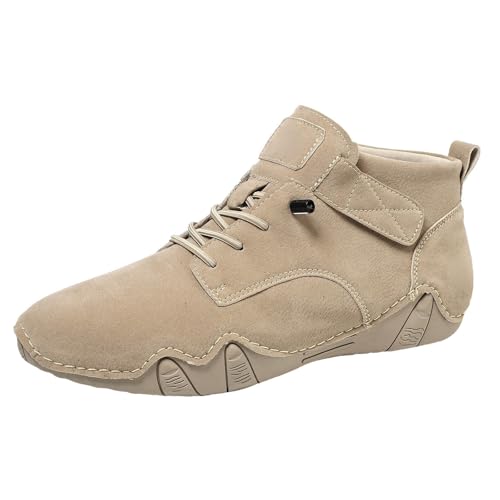 VBEDKDEB Freizeitschuhe Herren Slipper Herrenmodelle Modische Herbst und Winter Kurz Outdoor Freizeitschuhe in großer Größe Sneaker Schwarz Herren (Khaki, 42) von VBEDKDEB