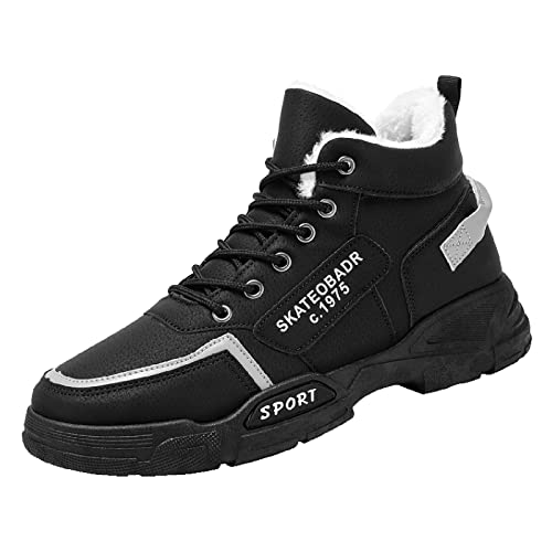 VBEDKDEB Freizeitschuhe Herren Slipper Herrenschuhe Winter Casual Herrenschuhe Warme Arbeitskleidung Freizeitschuhe für Herren Business Schuhe (44) von VBEDKDEB