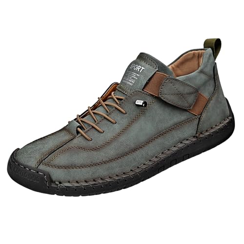 VBEDKDEB Freizeitschuhe Herren Slipper Modische und Bequeme Low Top Arbeitskleidung für Herren im Freien Schuhe Die Größer Machen (Green, 45) von VBEDKDEB