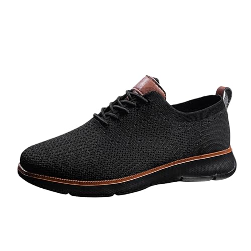 VBEDKDEB Freizeitschuhe Herren Slipper Neu Laufsport Casual Schuhe Fliegen Weben Mesh Männer Schuhe Trendy Leichte (42) von VBEDKDEB