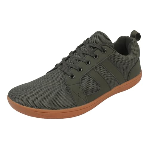 VBEDKDEB Freizeitschuhe Herren Slipper Unisex Freizeit Sneaker mit dünner Sohle und breitem Leisten Herren Slipper (Green, 45) von VBEDKDEB