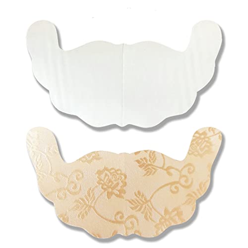 VBEDKDEB Klebe BH Brustpasteten Blütenblätter Selbstklebende Einweg-BHs Damen-bhs (Khaki, XXXL) von VBEDKDEB