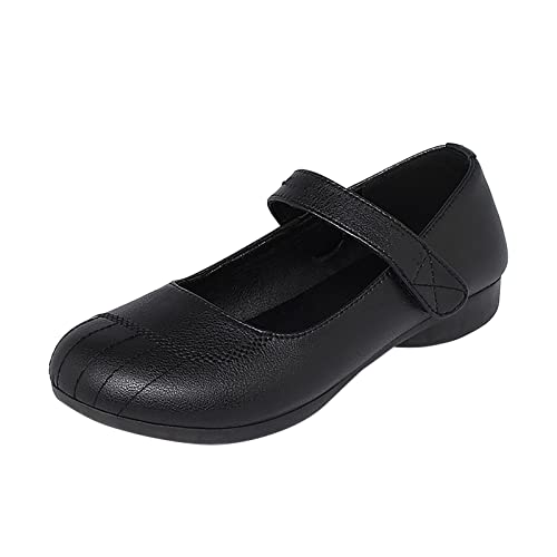 VBEDKDEB Mary Jane Schuhe Damen modische Mode Kleinkind Mädchen Freizeitschuhe Damen Freizeitschuhe Clogs Mary Jane (38) von VBEDKDEB