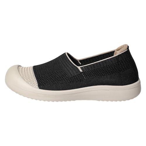 VBEDKDEB Sneaker Damen Freizeitschuhe Laufschuhe Turnschuhe Damen Schlupfschuhe mit runder Zehenpartie, modische und lässige Mesh Schuhe, atmungsaktiv bequem, Flache Freizeitschuhe Sneaker Beige (41) VBEDKDEB Sneaker Damen Freizeitschuhe Laufschuhe Turnschuhe Damen Schlupfschuhe mit runder Zehenpartie, modische und lässige Mesh Schuhe, atmungsaktiv bequem, Flache Freizeitschuhe Sneaker Beige (41) von VBEDKDEB