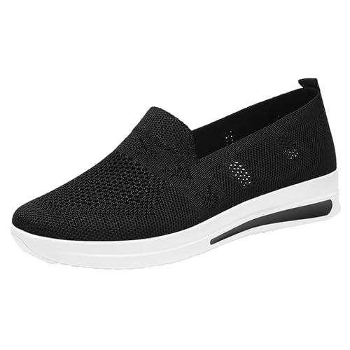VBEDKDEB Sneaker Damen Laufschuhe Slipper Sportschuhe Damen Freizeitschuhe Slip Atmungsaktiv Leichte Mesh Wanderschuhe Sportschuhe Damen (39) von VBEDKDEB