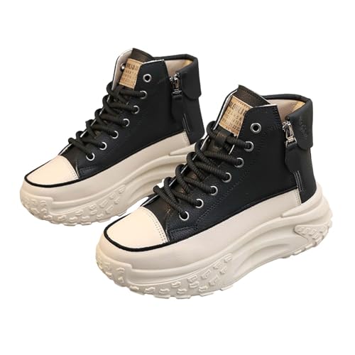 VBEDKDEB Sneaker Damen Slip on Slipper Laufschuhe Modische Freizeitschuhe mit Dicker Sohle und runder Spitze Business Schuhe Damen (37) von VBEDKDEB