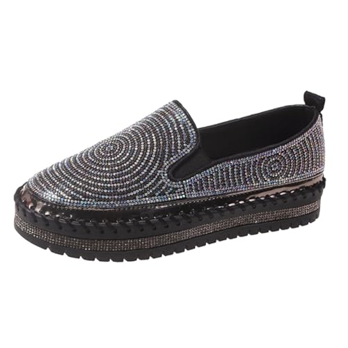 VBEDKDEB Sneaker Damen Slip on Turnschuhe Slipper Damen Freizeitschuhe für Freizeit, Arbeit, Dating, Slip on Sneaker Atmungsaktive Schuhe Damen (39) von VBEDKDEB