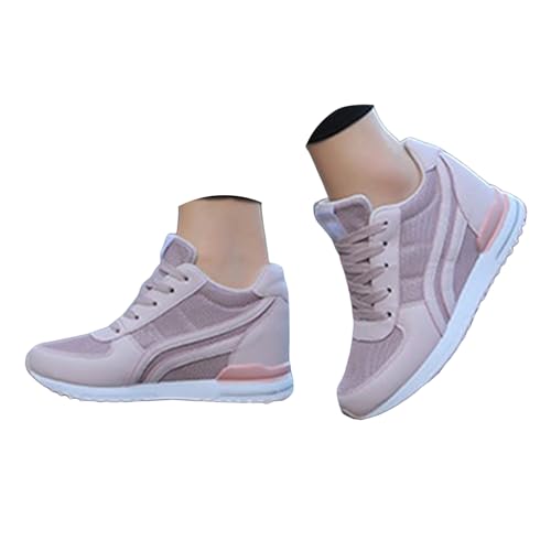 VBEDKDEB Sneaker Damen Sportschuhe Laufschuhe Turnschuhe Damen Sport Freizeitschuhe Atmungsaktiv Große Größe Leichte Laufschuhe Sportschuhe Slip In Schuhe Damen (39) von VBEDKDEB