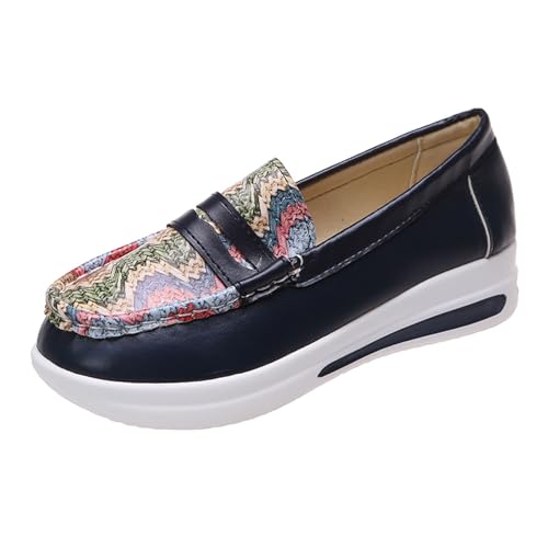 VBEDKDEB Sneaker Damen Sportschuhe Slip on Freizeitschuhe Damenschuhe Bequeme Freizeitschuhe mit weicher Sohle Modische, Dicke EIN Fuß Bekleidung Lässige Einzelschuhe Leichte Schuhe Damen (Blue, 38) VBEDKDEB Sneaker Damen Sportschuhe Slip on Freizeitschuhe Damenschuhe Bequeme Freizeitschuhe mit weicher Sohle Modische, Dicke EIN Fuß Bekleidung Lässige Einzelschuhe Leichte Schuhe Damen (Blue, 38) von VBEDKDEB