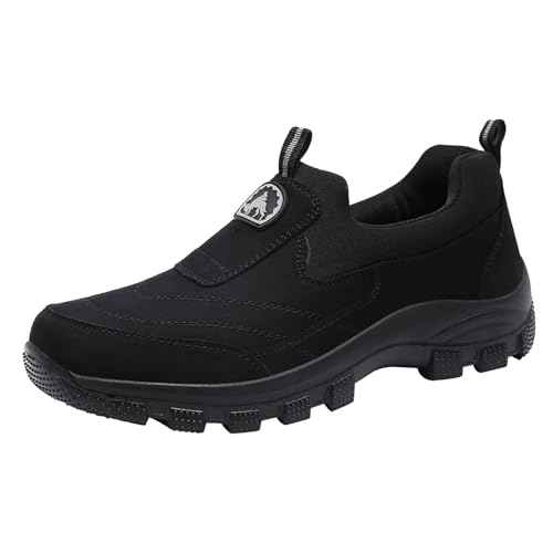 VBEDKDEB Sneakers Herren Laufschuhe Sportschuhe Herren Outdoor Schuhe mit weicher Sohle, modische Slip Outdoor Sportschuhe mit Dicker Sohle Schlupfschuhe (43) von VBEDKDEB