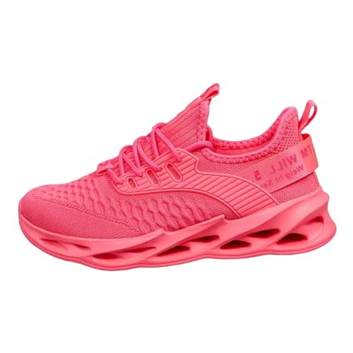 VBEDKDEB Sneakers Herren Sportschuhe Laufschuhe Atmungsaktive Fly Woven Lässige Und Bequeme Paarschuhe Trendy Fish Scale Sport Casual Damenschuhe Outdoor Freizeit Reiseschuhe Skaterschuhe Herren (40) von VBEDKDEB