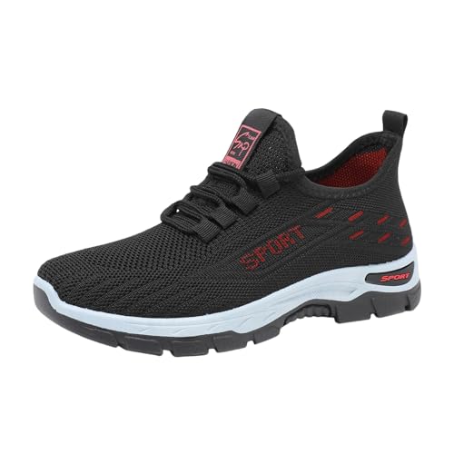 VBEDKDEB Sneakers Herren Sportschuhe Laufschuhe Herren Paar Schuhe Freizeitschuhe Slip Atmungsaktive Mode Flache Freizeitschuhe Walking Sneakers Wanderschuhe (41) von VBEDKDEB