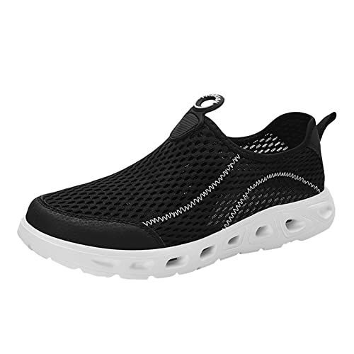VBEDKDEB Sneakers Herren Sportschuhe Laufschuhe Männer Sportschuhe Frühling Modische Muster Mesh atmungsaktive Bequeme rutschfeste Freizeitschuhe mit weicher Sohle Trachtenschuhe Herren (40) von VBEDKDEB