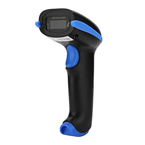 VBESTLIFE Barcode Scanner, Handgehaltener drahtloser -Barcode-Strichcodeleser-Leser 2.4GHz für Android Windows(blau) von VBESTLIFE