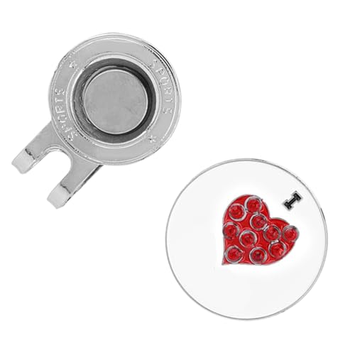 VBESTLIFE Hut Clip, süße Golfball Marker mit Magnetic I Love Stil Ball Marker für Frauen Lady Kids Golfball Marker Freizeitsport VBESTLIFE Hut Clip, süße Golfball Marker mit Magnetic I Love Stil Ball Marker für Frauen Lady Kids Golfball Marker Freizeitsport von VBESTLIFE