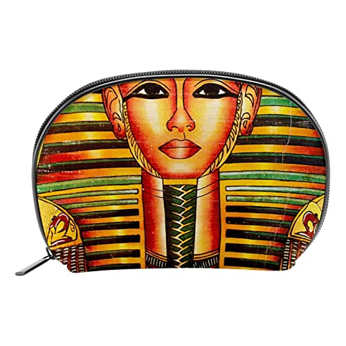 Make up Tasche, Kosmetiktasche für Frauen, Kosmetik, große Reise Kulturtasche für Mädchen, Make up Tasche, Pinseltaschen,Altägyptischer Statuen Kunst Vintager ethnischer Stammes von VBFOFBV