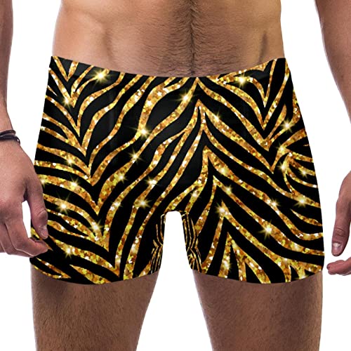 VBFOFBV Jammers-Badeanzug für Männer und Jungen, Wettkampf-Badeanzug,Zebra Tigerprint Tiermuster Kunst modern von VBFOFBV