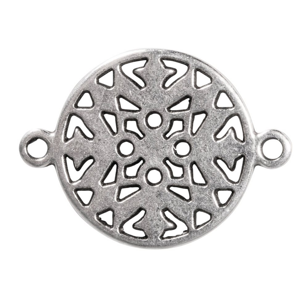 Rayher Charm-Einhänger Charms-Verbinder Mandala, 2 cm x 1,5 cm von Rayher