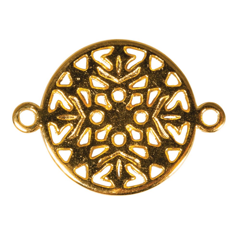 Rayher Charm-Einhänger Charms-Verbinder Mandala, 2 cm x 1,5 cm von Rayher