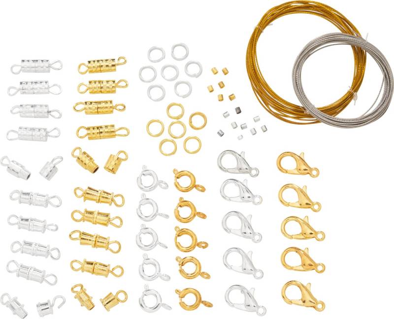 VBS Schmuckset Basissatz Kettenverschlüsse, 2 m lang von VBS