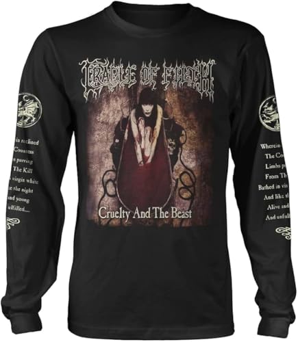 VBZCLN Cradle of Filth Men's Cruelty and The Beast (2021) Long Sleeve Black(Large) von VBZCLN
