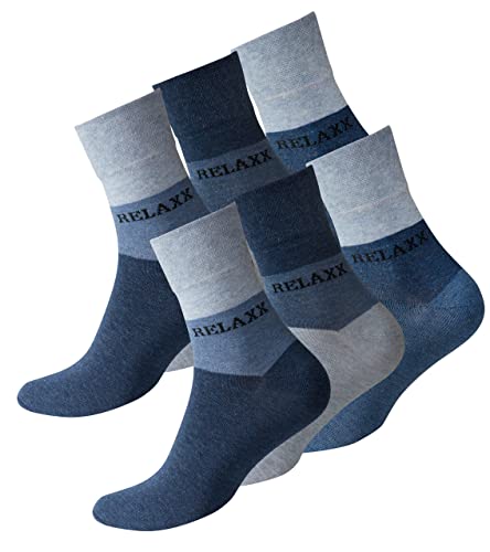 6 Paar Herren Kurzsocken, Quarter Socks ohne Gummibund, Jeansblue, Gr. 43-46 6 Paar Herren Kurzsocken, Quarter Socks ohne Gummibund, Jeansblue, Gr. 43-46 von VCA