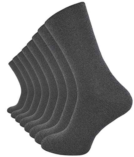 VCA 8 Paar Herren COMFORT Socken, ohne Gummibund, Baumwolle mit Elasthan in Anthrazit, Gr. 43-46 VCA 8 Paar Herren COMFORT Socken, ohne Gummibund, Baumwolle mit Elasthan in Anthrazit, Gr. 43-46 von VCA