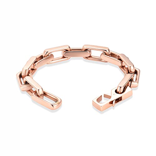 VCCWYQK Büroklammer Urnenarmband für Asche für Frauen Männer Einäscherungsschmuck Edelstahl verstellbar Cuban Link Memorial Armband von VCCWYQK