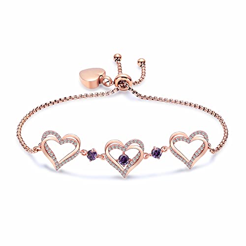 VCCWYQK Einäscherung Schmuck Herz Urne Armband für Asche für Frauen Mädchen Einäscherung Link Memorial Bracelet (D) von VCCWYQK