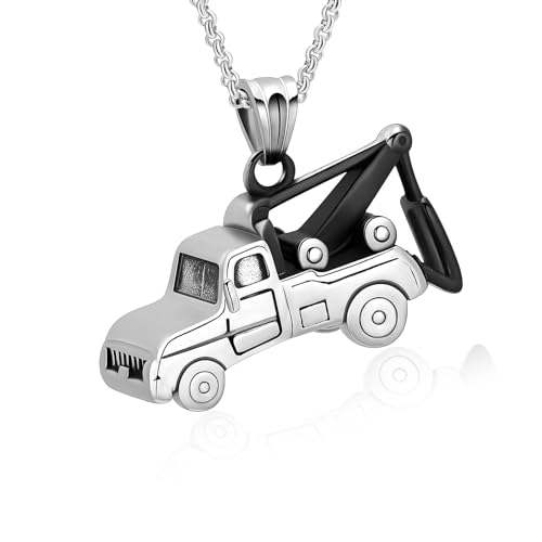 VCCWYQK Hakenarm-Auto Urnen-Halskette für Männer Frauen Edelstahl Einäscherung Schmuck Memorial Keepsakes Anhänger Schmuck für menschliche Asche Halter VCCWYQK Hakenarm-Auto Urnen-Halskette für Männer Frauen Edelstahl Einäscherung Schmuck Memorial Keepsakes Anhänger Schmuck für menschliche Asche Halter von VCCWYQK