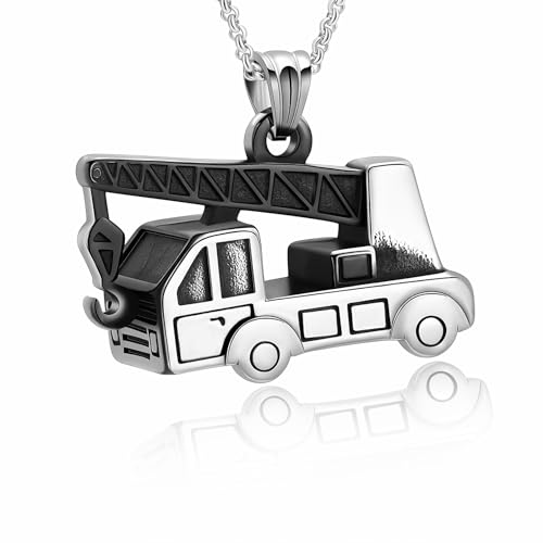 VCCWYQK Hakenarm-Auto Urnen-Halskette für Männer Frauen Edelstahl Einäscherung Schmuck Memorial Keepsakes Anhänger Schmuck für menschliche Asche Halter VCCWYQK Hakenarm-Auto Urnen-Halskette für Männer Frauen Edelstahl Einäscherung Schmuck Memorial Keepsakes Anhänger Schmuck für menschliche Asche Halter von VCCWYQK