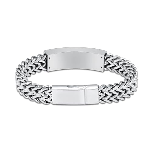 VCCWYQK Kubanisch Link Urnenarmband für Asche für Männer Frauen Edelstahl Einäscherungsschmuck Armband Andenken Gedenkgeschenke Aschenbecher VCCWYQK Kubanisch Link Urnenarmband für Asche für Männer Frauen Edelstahl Einäscherungsschmuck Armband Andenken Gedenkgeschenke Aschenbecher von VCCWYQK