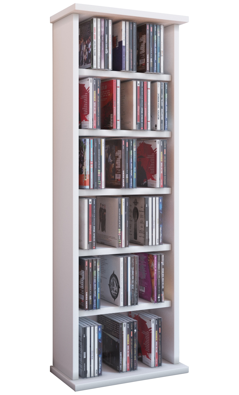 VCM Media-Regal "VCM CD Regal Holz CD Regal mit Platz für 150 CDs oder 65 DVDs oder 36-Videos Maße: H. 92 x B. 31 x T. 18 cm elegantes DVD Regal stehend Blu ray Regal fürs Wohnzimmer CD Regal Vostan" VCM Media-Regal "VCM CD Regal Holz CD Regal mit Platz für 150 CDs oder 65 DVDs oder 36-Videos Maße: H. 92 x B. 31 x T. 18 cm elegantes DVD Regal stehend Blu ray Regal fürs Wohnzimmer CD Regal Vostan" von VCM