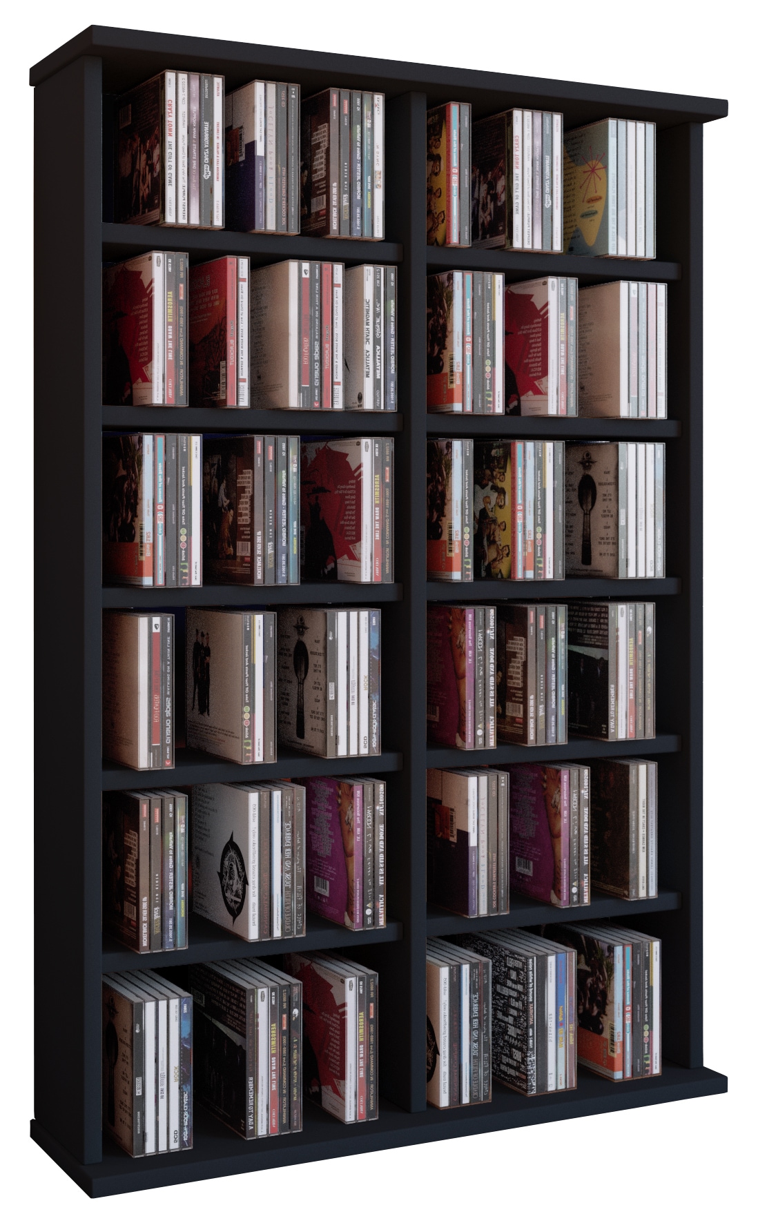 VCM Media-Regal "VCM Holz CD DVD Stand Regal CD Regal mit Platz für 300 CDs oder 130 DVDs oder 72-Videos Maße: H. 92 x B. 60 x T. 18 cm. Elegantes DVD Regal Blu ray Regal CD Regal - Ronul" VCM Media-Regal "VCM Holz CD DVD Stand Regal CD Regal mit Platz für 300 CDs oder 130 DVDs oder 72-Videos Maße: H. 92 x B. 60 x T. 18 cm. Elegantes DVD Regal Blu ray Regal CD Regal - Ronul" von VCM