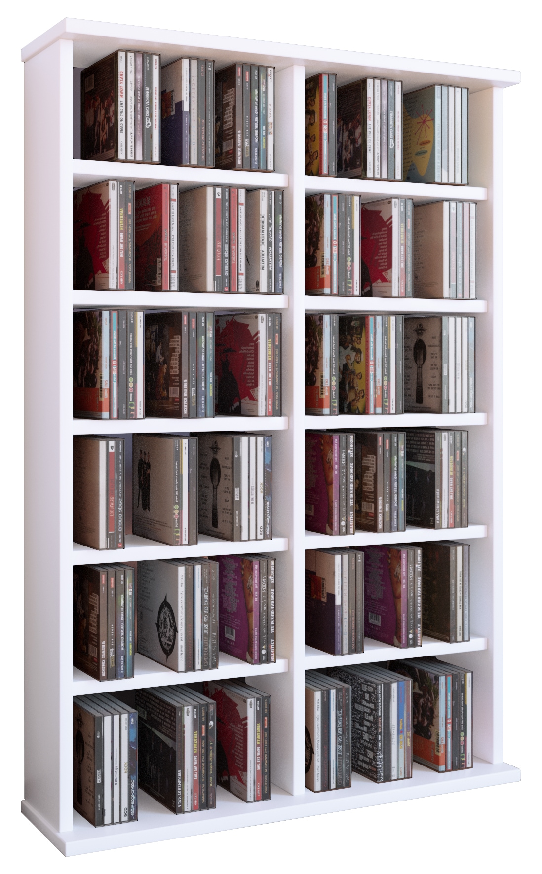 VCM Media-Regal "VCM Holz CD DVD Stand Regal CD Regal mit Platz für 300 CDs oder 130 DVDs oder 72-Videos Maße: H. 92 x B. 60 x T. 18 cm. Elegantes DVD Regal Blu ray Regal CD Regal - Ronul" VCM Media-Regal "VCM Holz CD DVD Stand Regal CD Regal mit Platz für 300 CDs oder 130 DVDs oder 72-Videos Maße: H. 92 x B. 60 x T. 18 cm. Elegantes DVD Regal Blu ray Regal CD Regal - Ronul" von VCM
